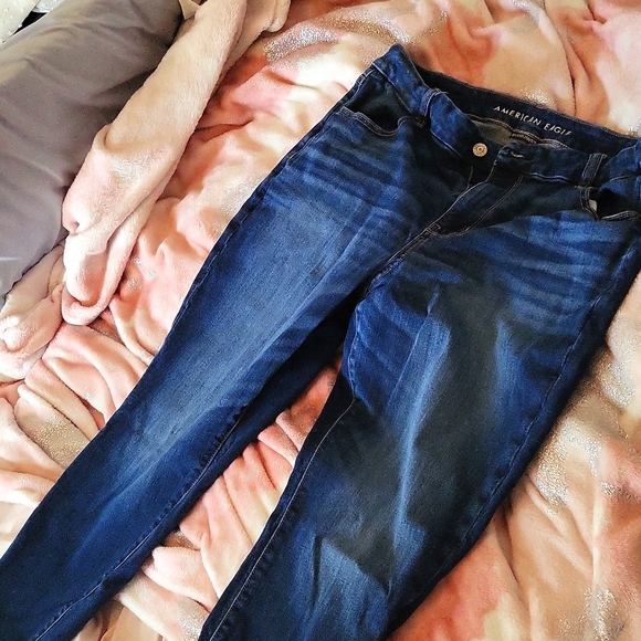 American Eagle Next Level Curvy Jegging High Waisted Jeans size 16 Short - Picture 5 of 6